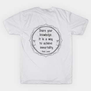 Share Knowledge | Gandhara T-Shirt